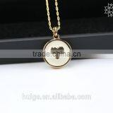 Fashion Jewellery Hot Sales Gold Plated Yiwu Brass Chain Pendant Necklace