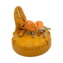 SY55 Fuel Tank Cap SY65 SY75 Diesel Tank Cover SY135 SY215 SY235-8 Anti-theft Excavator Accessories SY-9 Sany Fuel Cap thumbnail-1