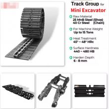 Excavator Undercarriage Parts RUBBER Track Link YANMAR VOLVO TRACK ROLLER SPROCKET TOP ROLLER thumbnail-5
