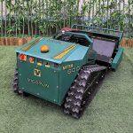 Vigorun Industrial Grade Gasoline Electric Hybrid RC Lawn Mower Robot With 200 Meters Long Distance Control and Flail Cutting thumbnail-3