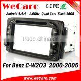 Wecaro WC-MB7507 Android 4.4.4 gps navigation 1080p car audio for benz w203 2000 - 2005 bluetooth