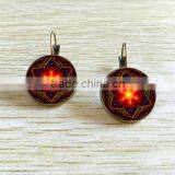Most Beautiful Chinese Jewelry Flower Stud Earrings thumbnail-5