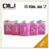 Leather Stainless Steel Homeware Cheap Personalized Flasks