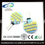Auto Led Bulb Light G4 1210 24SMD Warm Led AC/DC12V G4 Led Car Accessories Light thumbnail-6