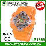 LP1369 Promotional Price Stainless Steel Case Back Fashion Digital Watch thumbnail-1