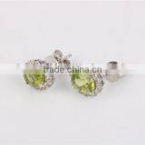 Latest Ladies Fashion Girl Earrings With Diamond Stone thumbnail-4