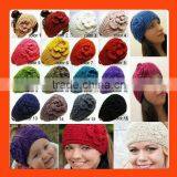 Fashion Handmade Flower Girl Crochet Headband thumbnail-1