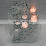 2016 Wholesale Mercury Clear Plastic Tealight Holder With X'mas Design thumbnail-1