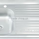 south american single bowl stainless steel kitchen sink(100*50*15cm)                        
                                                Quality Choice
