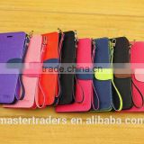 Original Iphox Cross Grain Double Color Wallet Flip PU Leather Case For HTC One M9 MT-3300