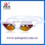 Wide Vision Mirrored Swim Goggles for Men thumbnail-1