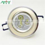3w Dimmable Led Ceiling Light Round Led Ceiling Light Led Recessed Ceiling Light