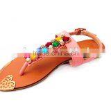 Fashion Lady Fancy Flat Heel Colorful Slippers thumbnail-6