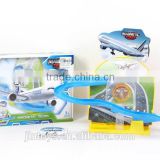 B/O magnet track aiplane with light music airplane toy EN71 AB005992