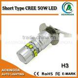 50W H3 super bright high power LED bulb