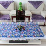 Gold Coatedand Printed Transparent Pvc Tablecloth thumbnail-3