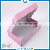 Guangzhou Printed Gift Carton Storage Box Pink Cosmetic Packing Box