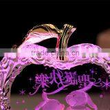 Fashion Wedding Souvenir Crystal LED Apple Gift thumbnail-6