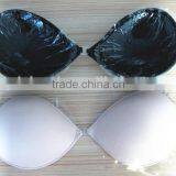 Black Piped Invisible Bra Girls Sexy Breathable Nipple Bra Wireless Sponge Bra thumbnail-5