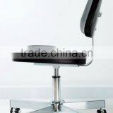 Adjustable Leather Lab Stool Chair thumbnail-6