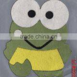 Laser-cut Fabric Applique Patterns Frog Patch