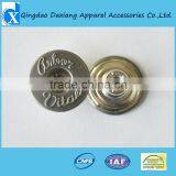 Custom Emboss Effect Jeans Shank Buttons