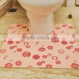Bathroom Accessories-PVC Foam Printed Toilet Mat,pedestal Mat thumbnail-1