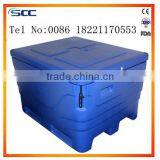 Ротоформованный тяжелонагруженный контейнер для рыбы объемом 600 литров