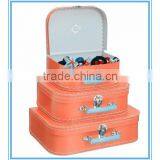 Cardboard Sutcase With Handmade Stitches