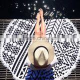 Aztec Round Beach Towel With Tassel thumbnail-1