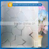 Clear Colored Pattern Longcross Glass