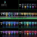 Colorful Acrylic Friction Drip Tips Without O-rings Wide Bore Friction Acrylic Drip Tip thumbnail-5