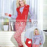 coral fleece pajamas,3pcs pajamas,casual pajamas,winter pajamas