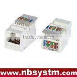 UTP Cat.5e Keystone Jack Toolless,90 Degree