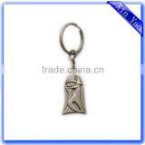 Personalized Zinc Alloy Pearl Nickel Custom Made Metal Keychain