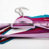 Plastic Velvet Hanger Clothes Hanger ASDF09