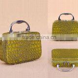 Popular Quality Glossy Custom Cosmetic Bag With Solid Color