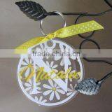 Wholesale Blank Clear Plastic Owl Laser Cut Acrylic Key Chain thumbnail-5