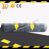 Durable black big speed bumps for road safety