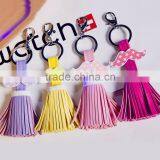 Love Full Beard Tassel Keychain Key Chain Pendant Leather Tassel Keychain Bags Ornaments