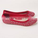 Diamond Decorated Dance Shoes Ladies Belly Shoes Women Ladies Flat Shoes Ballet Ballerina Shoe 2016 thumbnail-2