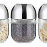 Sinoglass 3 Pcs Air Tight Borosilicate Glass Storage Jar Set With UV ABS Lid thumbnail-2