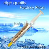 good performance gold thermal grease in syringes for CPU cooler&pcb