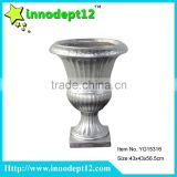 Customized high quality most popular flower case shape garden flower pot