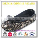 Sexy Lace Personalized Logo Girls Indoor Ballet Shoes thumbnail-1