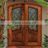 Modern Arch Mahogany Double Apartment Entry Door With Good Price thumbnail-1