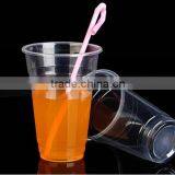PP Plastic Cup for Beverage With Dome/flat Lid thumbnail-4