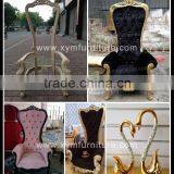 High Grade Hotel Furniture Type King Throne Chair thumbnail-4