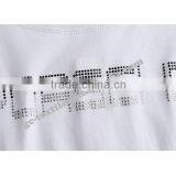 Girl's Hot Fix Rhinestone Slim Short Sleeve T-shirts for Promotion thumbnail-5