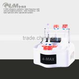 4-MAX Plus TM 2014 slimming machine with Multi-polar RF + Bipolar RF+ 40KHZ cavitation + vacuum + LED laser systems